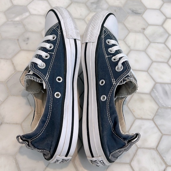 CONVERSE Chuck Taylor All Star Shoreline Athletic Navy Blue Sneakers Women’s 7 - Picture 6 of 15